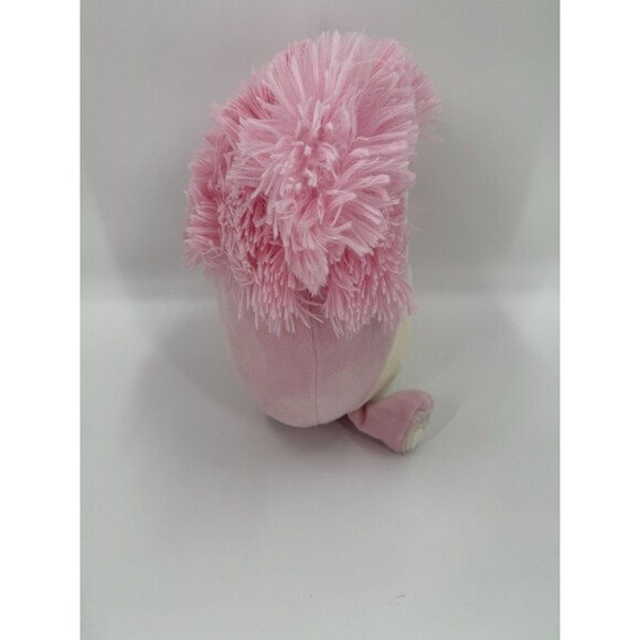 Squismallow Brina the Pink Big Foot Yeti Plush Kelly Toy 12" x 10" x 4" EUC - Picture 3 of 14